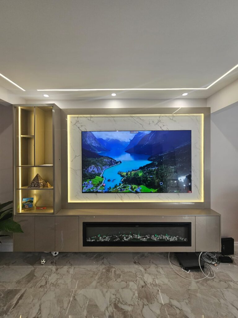 TV media unit by Python Kitchen